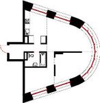 Планировка 3-комнатной квартиры, 51,7 м2