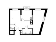 Планировка 2-комнатной квартиры, 78,6 м2