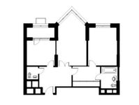 Планировка 2-комнатной квартиры, 79,3 м2