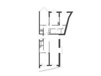 Планировка 4-комнатной квартиры, 167,9 м2