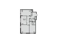 Планировка 3-комнатной квартиры, 91,2 м2