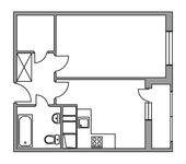 Планировка 3-комнатной квартиры, 69 м2
