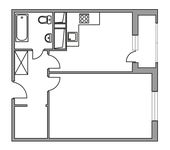 Планировка 1-комнатной квартиры, 39,5 м2