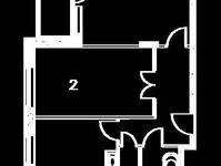 Планировка 2-комнатной квартиры, 57,9 м2