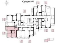 Планировка 3-комнатной квартиры, 57,1 м2