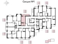 Планировка квартиры студии, 23,9 м2