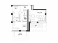 Планировка 3-комнатной квартиры, 110,8 м2