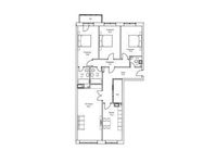 Планировка 4-комнатной квартиры, 140,3 м2