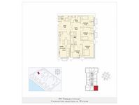 Планировка 4-комнатной квартиры, 105,2 м2