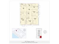 Планировка 4-комнатной квартиры, 104,1 м2