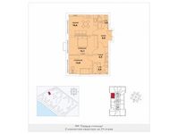 Планировка 2-комнатной квартиры, 63,9 м2