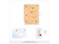 Планировка 2-комнатной квартиры, 66,9 м2