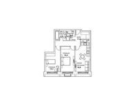 Планировка 2-комнатной квартиры, 67,9 м2