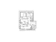 Планировка 3-комнатной квартиры, 94,2 м2