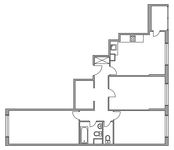 Планировка 3-комнатной квартиры, 82 м2