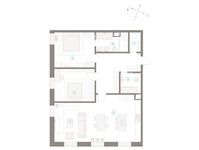 Планировка 3-комнатной квартиры, 102,5 м2
