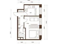 Планировка 1-комнатной квартиры, 40,65 м2