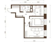 Планировка 2-комнатной квартиры, 53,98 м2