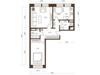 Планировка 2-комнатной квартиры, 71,45 м2