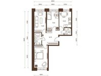Планировка 3-комнатной квартиры, 69,96 м2