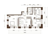 Планировка 3-комнатной квартиры, 71,73 м2