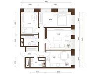 Планировка 3-комнатной квартиры, 92,93 м2