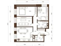 Планировка 3-комнатной квартиры, 93,59 м2
