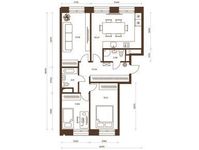 Планировка 3-комнатной квартиры, 87,59 м2