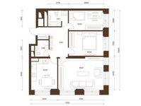 Планировка 3-комнатной квартиры, 91,44 м2