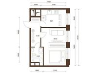Планировка 1-комнатной квартиры, 40,84 м2