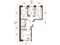 Планировка 3-комнатной квартиры, 71,5 м2