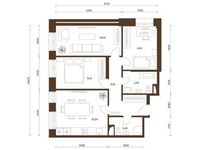 Планировка 3-комнатной квартиры, 94,41 м2