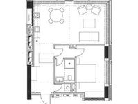 Планировка 4-комнатной квартиры, 68,46 м2