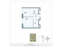 Планировка 1-комнатной квартиры, 44,1 м2