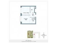 Планировка 1-комнатной квартиры, 47,1 м2
