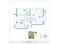 Планировка 4-комнатной квартиры, 147,3 м2