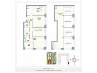 Планировка 3-комнатной квартиры, 137,3 м2