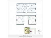 Планировка 3-комнатной квартиры, 114,2 м2