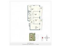 Планировка 3-комнатной квартиры, 104,9 м2