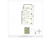 Планировка 3-комнатной квартиры, 104,3 м2