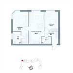 Планировка 2-комнатной квартиры, 74,6 м2