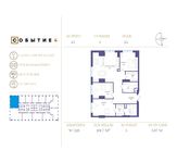 Планировка 3-комнатной квартиры, 101,7 м2