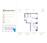 Планировка 2-комнатной квартиры, 78,3 м2