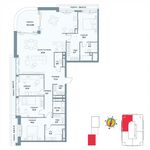 Планировка квартиры студии, 166 м2