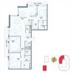 Планировка 4-комнатной квартиры, 153,1 м2