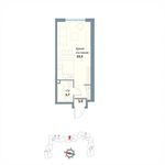 Планировка 1-комнатной квартиры, 31,1 м2