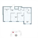 Планировка 3-комнатной квартиры, 94,2 м2