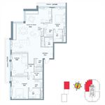 Планировка квартиры студии, 148,7 м2