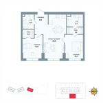 Планировка 2-комнатной квартиры, 70,6 м2
