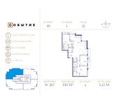 Планировка квартиры студии, 150 м2